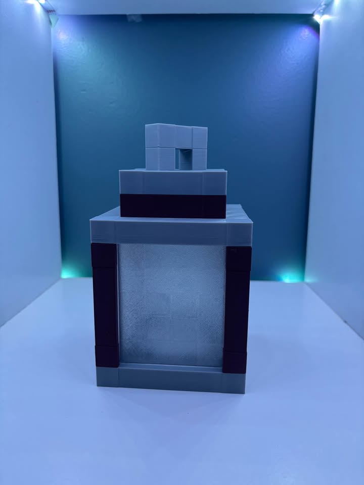 Minecraft lantern desk lamp