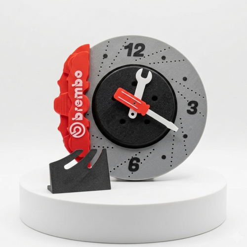 Brake Rotor & Caliper Desk/Wall Clock