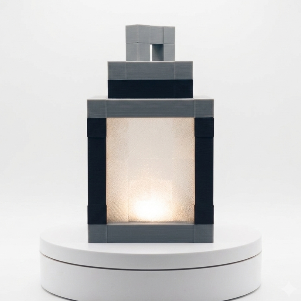 Minecraft Lantern Desk Lamp | Dimmable USB Light
