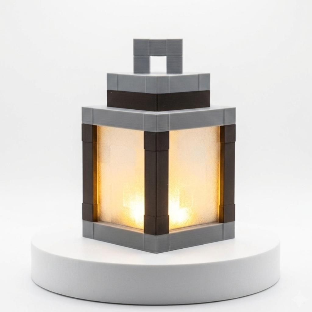 Minecraft Lantern Desk Lamp | Dimmable USB Light