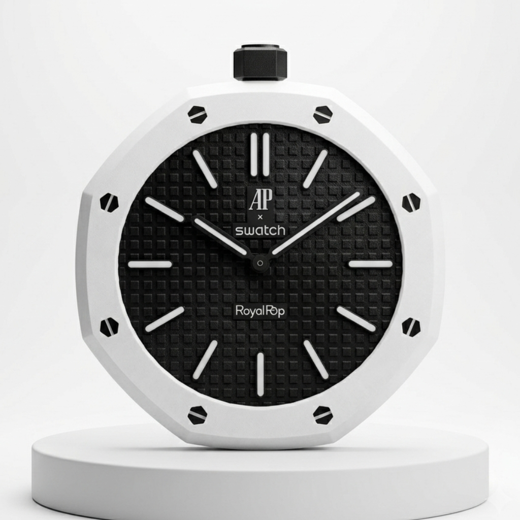 Ocho Negro Royal Wall Clock