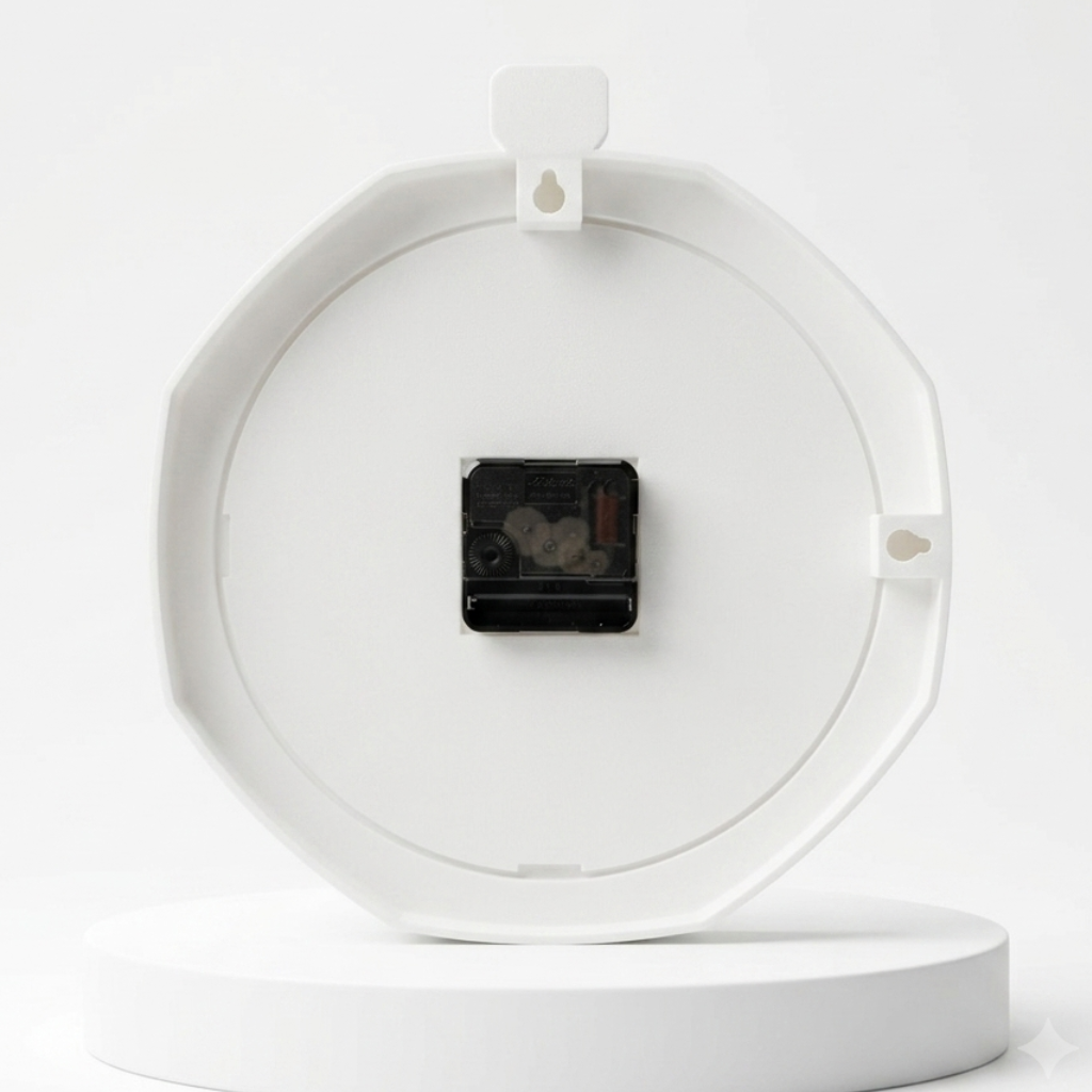 Huit Blanc Royal Wall Clock